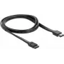 SATA-Kabel DeLOCK 85810 1 m SATA 7-polig eSATA Schwarz