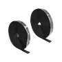 DeLOCK Klettband selbstklebend L 15 m x B 25 mm schwarz