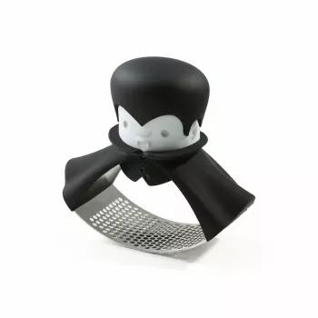 Tisch-Knoblauchpresse Ototo Design Rockula Kunststoff Edelstahl Schwarz Weiß