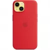 Apple iPhone 14 Silikon-Case mit MagSafe, (PRODUCT)Rot