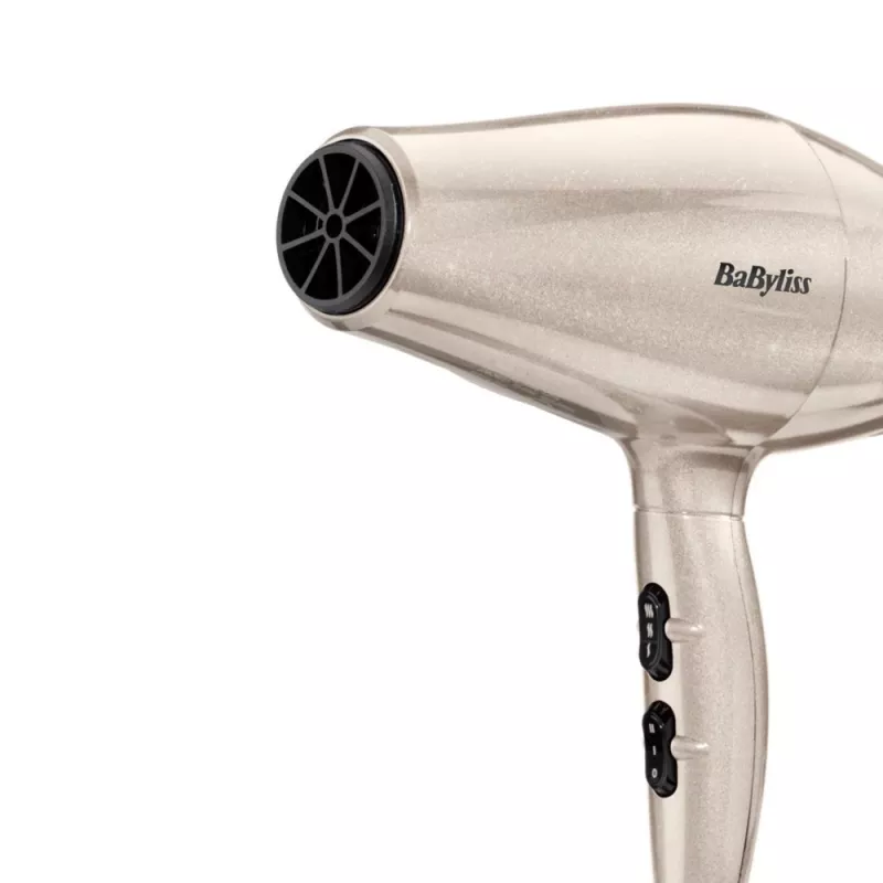 Haartrockner BABYLISS 5914PE — 2000 W, DC-Motor, 3 Heizstufen, 2 Geschwindigkeiten, Kaltstufe, Schwarz/Gold/Rosegold