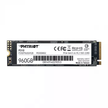 SSD-Laufwerk Patriot Memory 960 GB M.2 PCI Express 4.0 NVMe P310P960GM28