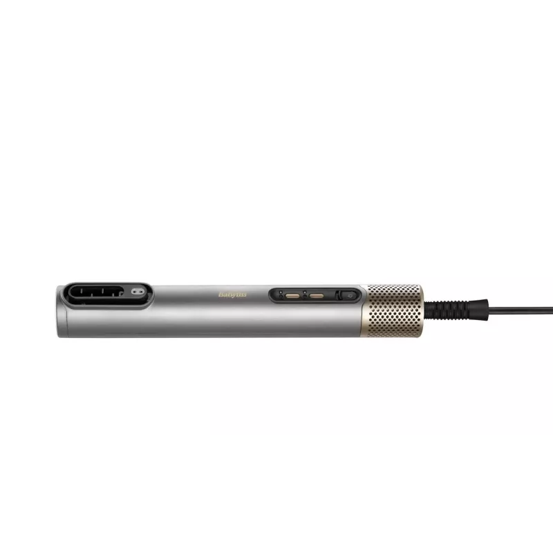 Haarstyling-Set BABYLISS AS6555E — Airflow-Technologie, 4 Heizstufen, 2,5 m Kabel, Silber/Gold