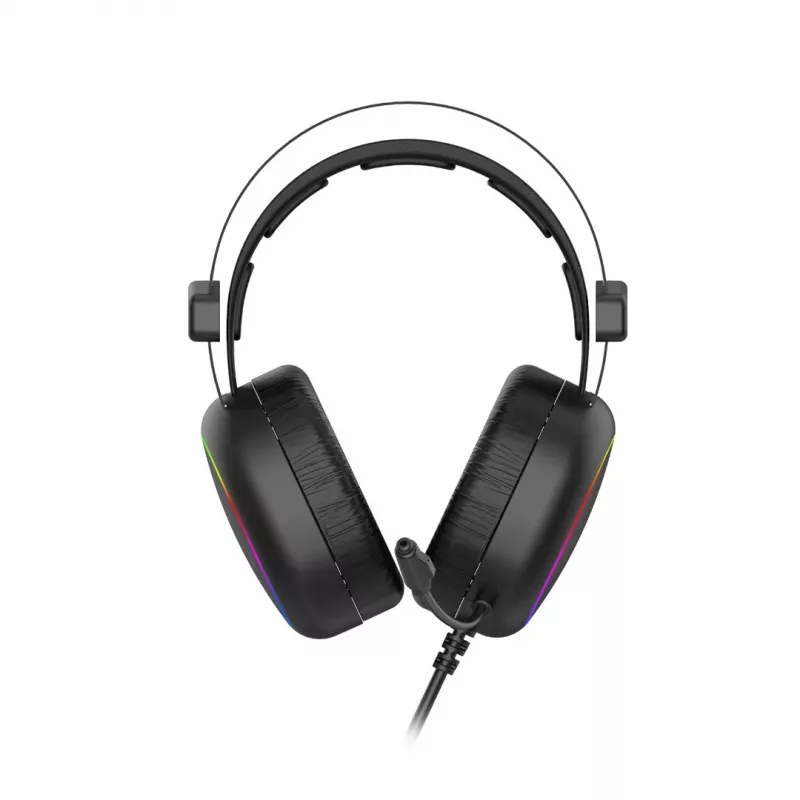 Havit GAMING HEADPHONE RGB Schwarz 2016D Headset Kabelgebundenes Kopfbügel-Headset