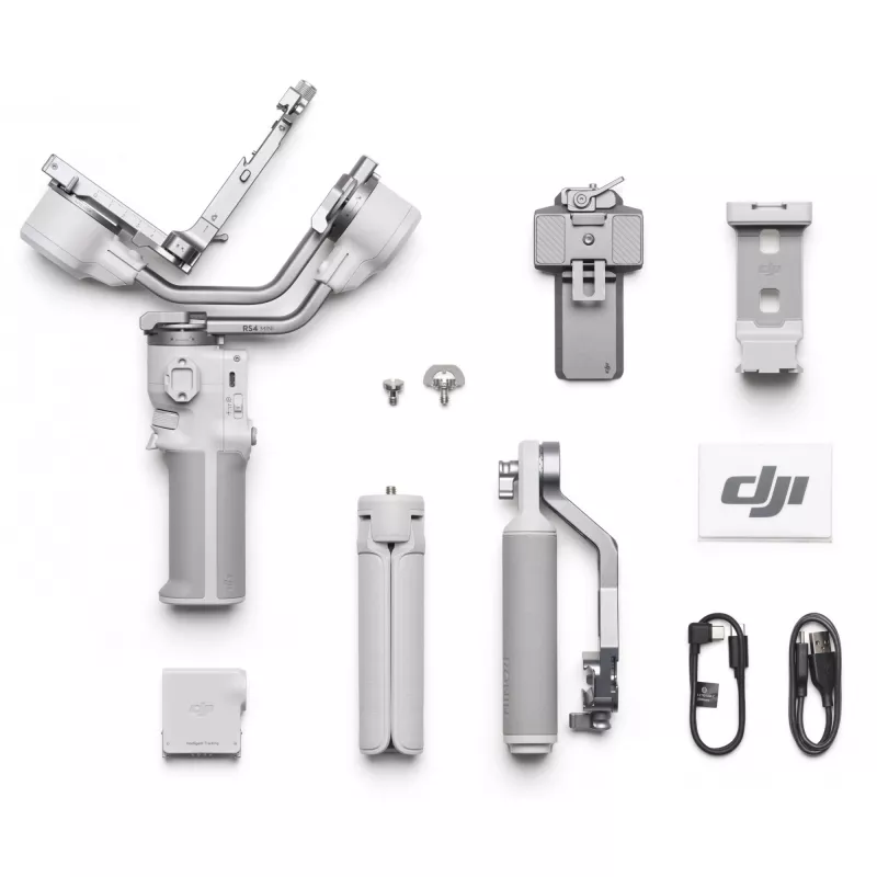 Gimbal Stabilisator DJI RS 4 Mini Combo — kompakter leichter Handstabilisator für spiegellose Kameras