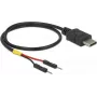 USB-Kabel DeLOCK 85420 0,3 m USB-C Schwarz