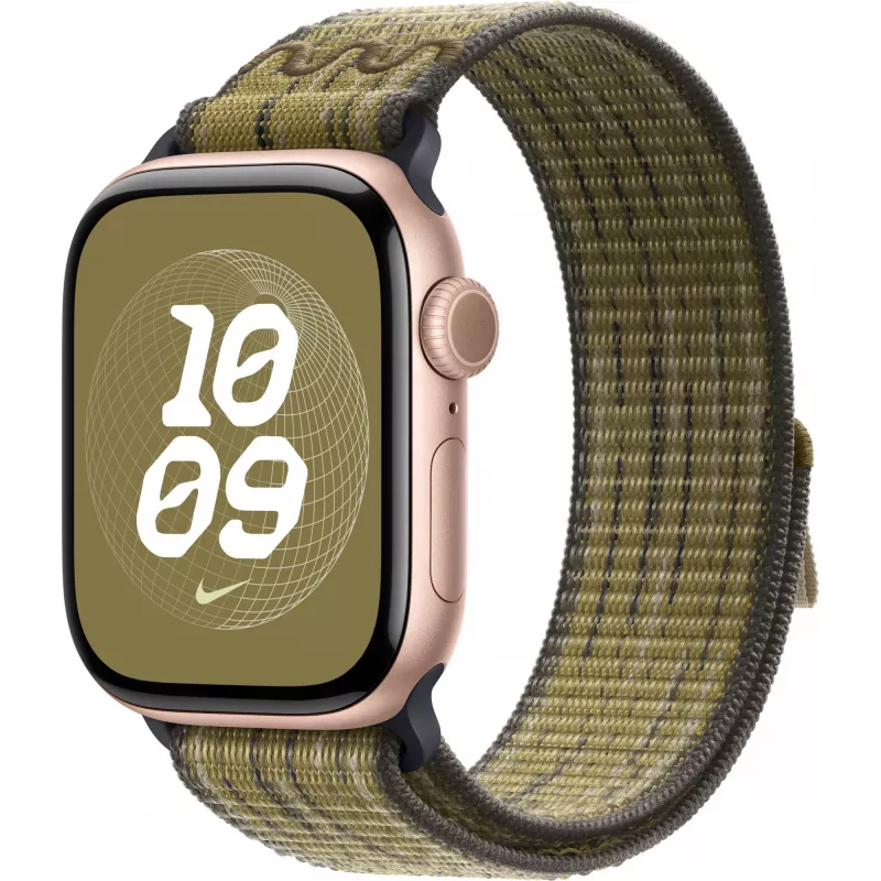 Band Apple 42mm Grün/Grau Nike Sport Loop Smartwatch