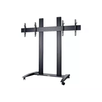 EDBAK Bodenständer | TRV300 | Rollwagen & Ständer | 42-55 Zoll | Schwarz