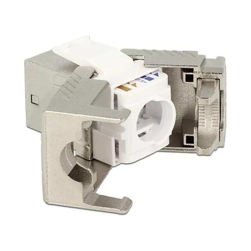 Keystone-Modul DeLOCK 86488 abgewinkelt beige RJ-45