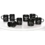 Porzellan-Kaffeetassen-Set von ritzenhoff & breker SVART 390 ml, spülmaschinenfest, schwarz, 4er-Set