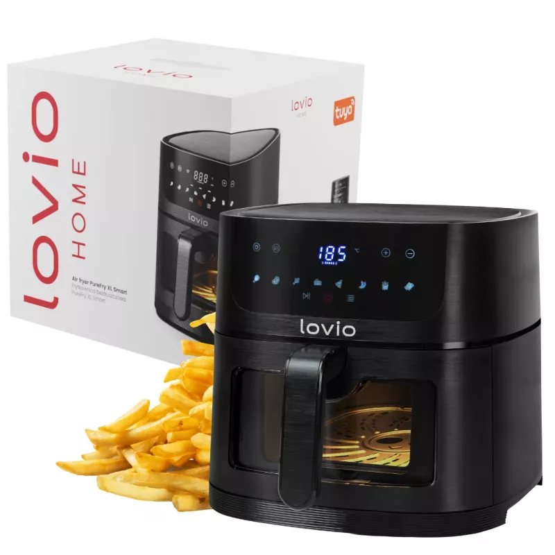 Lovio LVAF002BK PureFry XL Smart 6L Schwarz