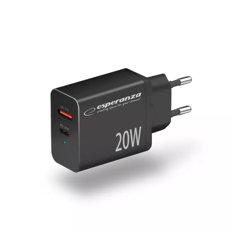 Esperanza EZC105K Netzteil 20W Schwarz