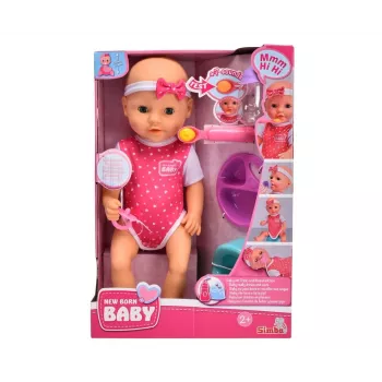 Puppe SIMBA New Born Baby Hungry Baby 38 cm – realistische Babypuppe, 38 cm