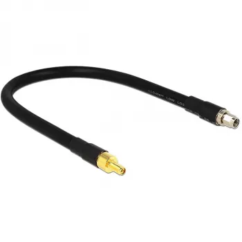 Koaxialkabel DeLOCK 0,4m RP-SMA/RP-SMA