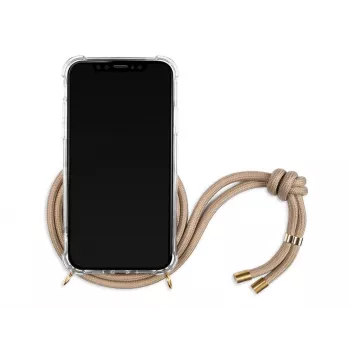 Smartphone-Halskettenhülle Lookabe für iPhone Xs Max – Gold-Nude-Finish