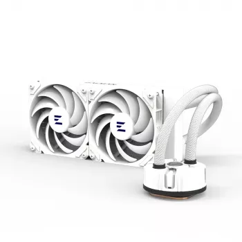 Zalman Reserator5 Z24 ARGB White CPU-Flüssigkeitskühler 240-mm-Radiator 2 x 120 mm Lüfter