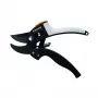 Astschere Fiskars 1000575 Amboss — Hand-Gartenschere zum Schneiden von trockenem Holz, schwarz/orange