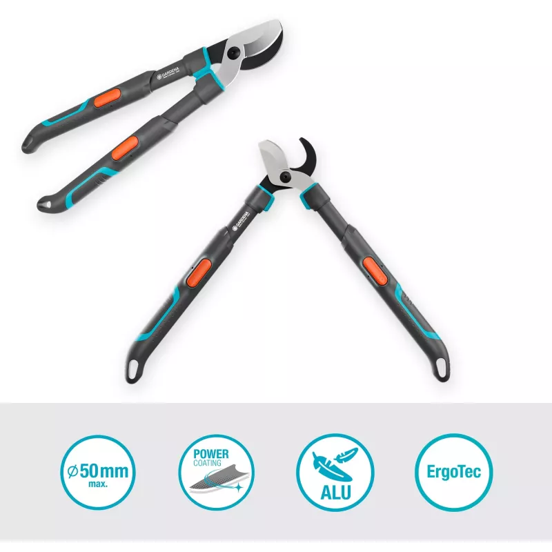 Gardena Astschere TeleCut Pro S Grau/türkis 52cm - 67cm (12040-88)
