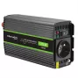 Auto-Wechselrichter Qoltec Monolith 1200 W Schwarz 24 V