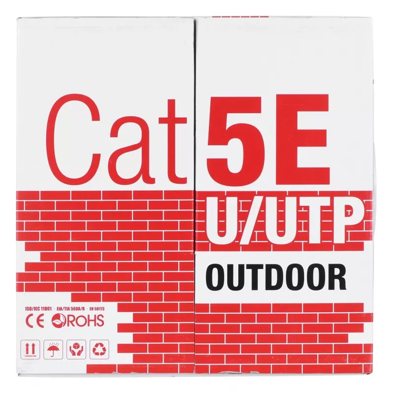 Alantec KIU5OUTS305Q Netzwerkkabel Schwarz 305 m Cat5e U/UTP (UTP) (KIU5OUTS305Q)