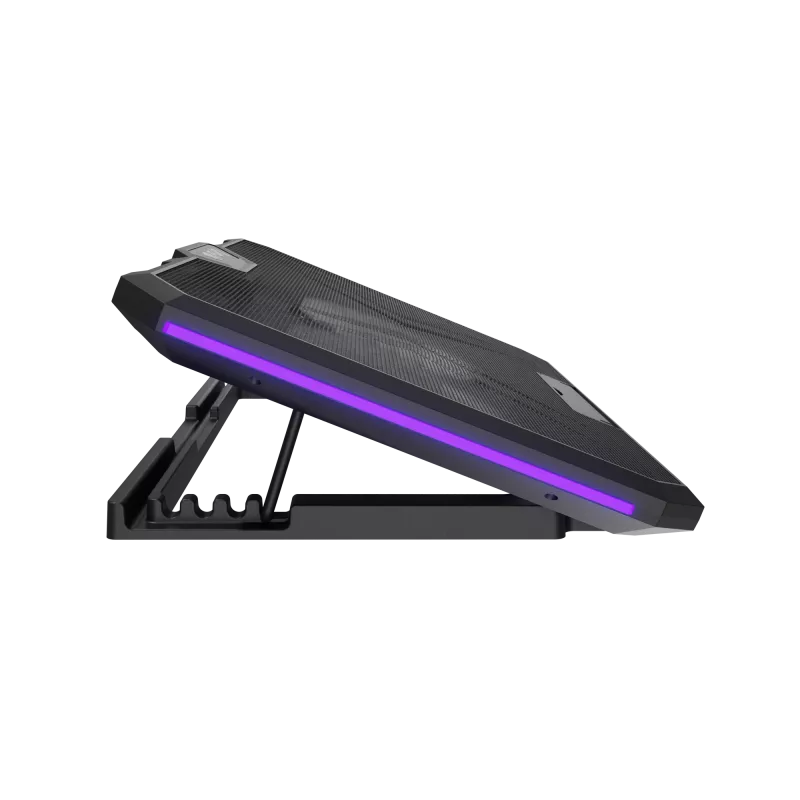 FURY GUNBAI G3 Laptop-Kühler 14.1–17.3 Zoll mit 2 Lüftern, RGB-Beleuchtung, 2× USB