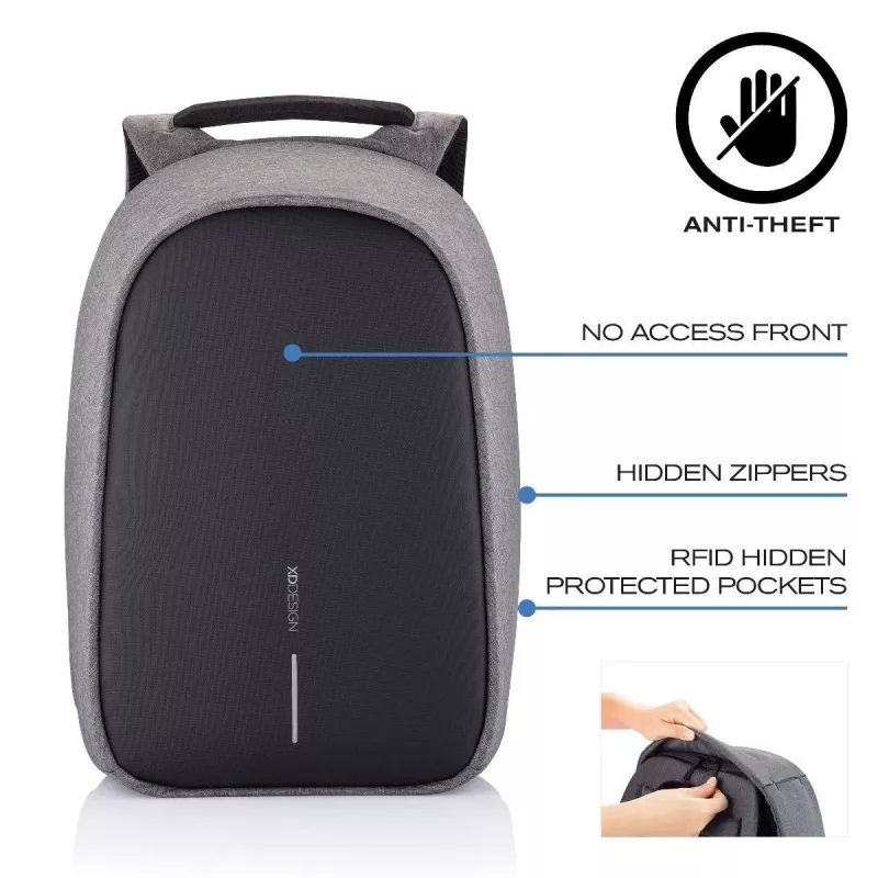 Rucksack XD-Design Bobby Hero Small Schwarz Grau