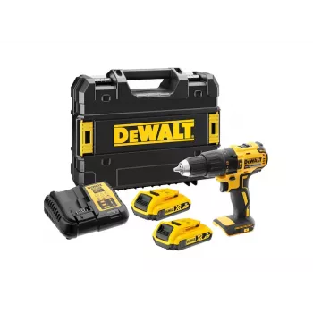 Akkuschrauber DeWALT DCD778D2T-QW, kabellos 18V Li-Ion, 1750 U/min, 26 N·m Drehmoment, bürstenloser Motor