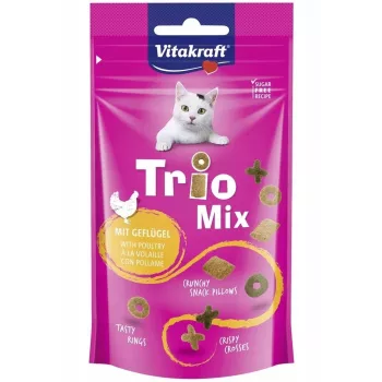 VITAKRAFT Trio Mix Geflügel - Katzenleckerlis - 60 g