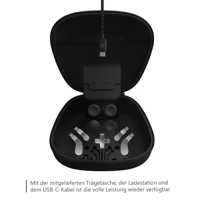 Gaming-Controller-Aufsatz Microsoft Xbox Elite Wireless Controller Series 2 Complete Component Pack Schwarz Silber