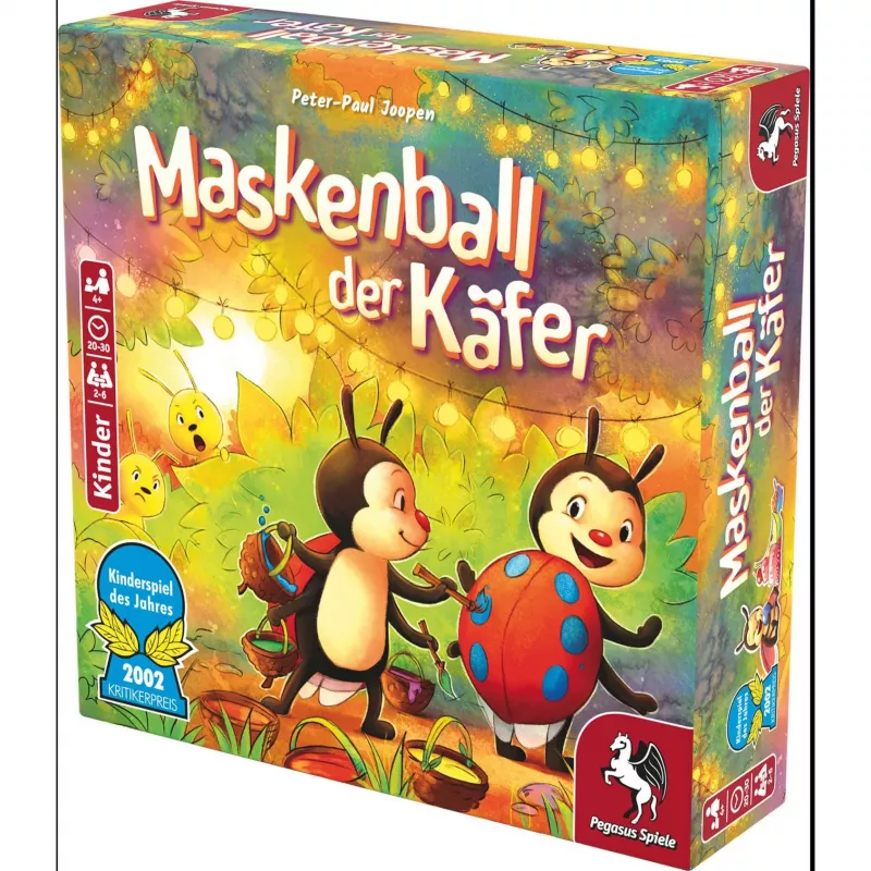 Maskenball der Beetle, Brettspiel Kinderspiel des Jahres 2002