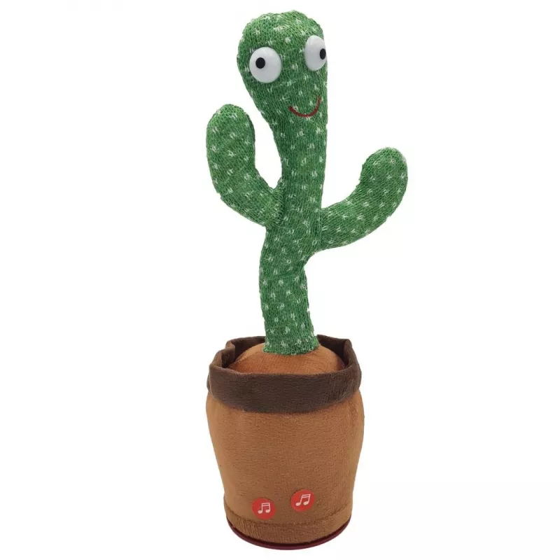 Tanzender Kaktus Spielzeug Extralink Toys, Singendes Spielzeug für Kinder LED USB