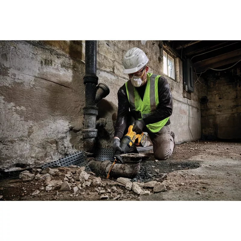 DEWALT DCS389NT Reciprosäge FlexVolt 54V TSTAK Schwarz, Gelb