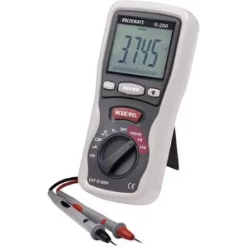 Voltcraft Komponententester digital R-200 CAT III 600 V Anzeige (Zählungen): 4000 (R-200)