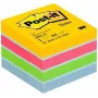 Post-It 2051-U Haftnotizen quadratisch Blau - Grün - Pink - Gelb (2051-U)