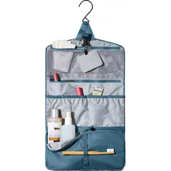 Kulturbeutel DEUTER Wash Bag II — kompakter Reise-Waschbeutel, Farbe Atlantic