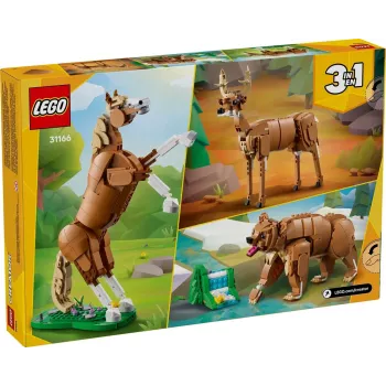 Bauspielzeug LEGO Creator 3-in-1 Prächtiges Ross 31166 – 685 Teile, ab 9 Jahren, Modellgröße 80×240×230 mm