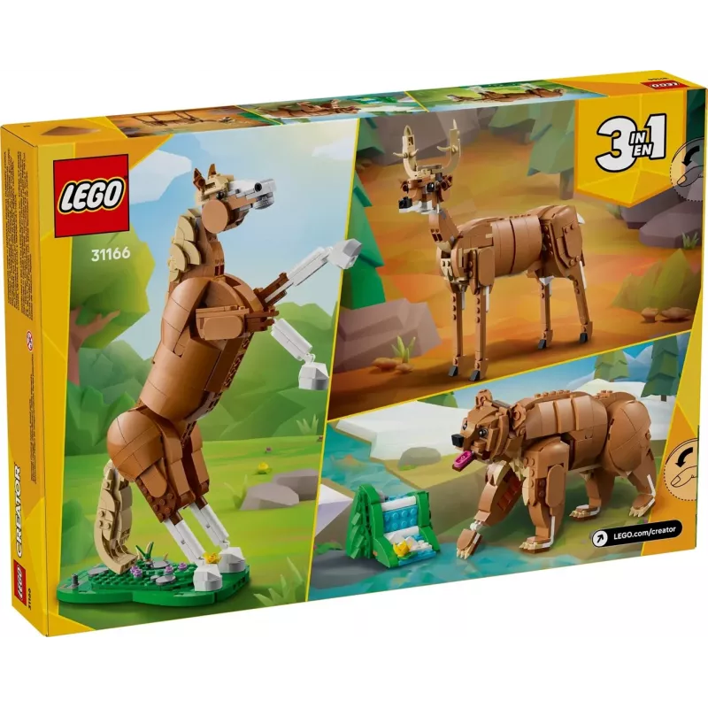 Bauspielzeug LEGO Creator 3-in-1 Prächtiges Ross 31166 – 685 Teile, ab 9 Jahren, Modellgröße 80×240×230 mm