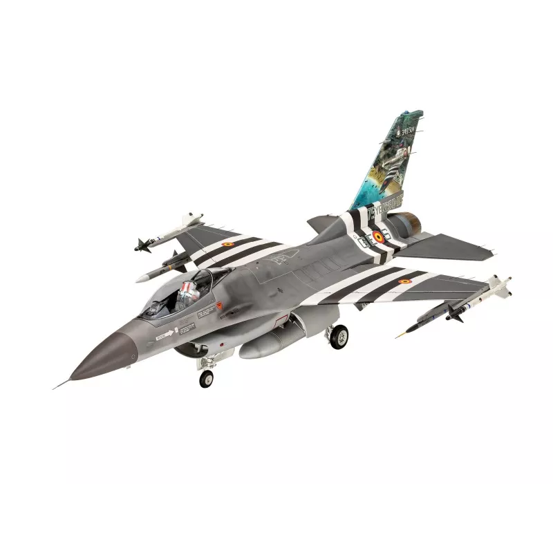 Kunststoffmodellflugzeug REVELL F-16 Falcon 50th Anniversary Bausatz 1:32