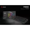 Savio Phenix SAVGK-RED Gaming-Tastatur USB RF Wireless Bluetooth QWERTY