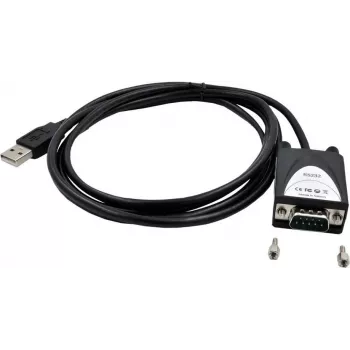 Exsys - Serieller Adapter - USB - RS-232 - Schwarz (EX-1311-2-5V)