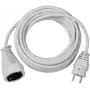 brennenstuhl H05VV-F 3G1, 5 - Power Extension Kabel - CEE 7/4 (W) to CEE 7/7 (M) - 10 m - Weiß