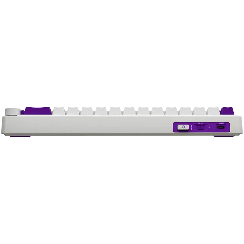 LORGAR KBP70MW, Kabellose 65% Mechanische Gaming-Tastatur Pro, Weiß, EN-Layout