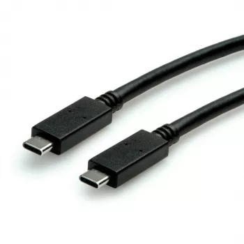 ROLINE USB3.2Gen2 Kabel PD 20V5A Typ C-C ST/ST 0,5 m - Kabel - Digital/Daten - 0,5 m (11.99.9057)