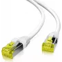 Netzwerkkabel Helos 263821 20m Cat6a S/FTP Weiß