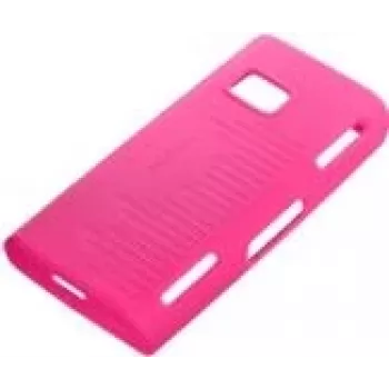 Nokia CC-1001 - Schutzhülle für Mobiltelefon - Silikon - Fuchsia - für Nokia X6, X6 Life Ball, X6-00