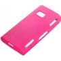 Nokia CC-1001 - Schutzhülle für Mobiltelefon - Silikon - Fuchsia - für Nokia X6, X6 Life Ball, X6-00