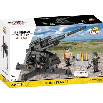 Konstruktionsset Cobi Blöcke 10,5 cm Flak 39 — 339 Teile