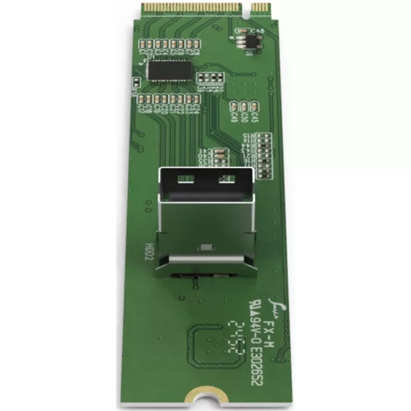 ICY DOCK - M.2 NVMe PCIe 4.0 SSD auf 1 x SlimSAS 4i Adapter mit Redriver