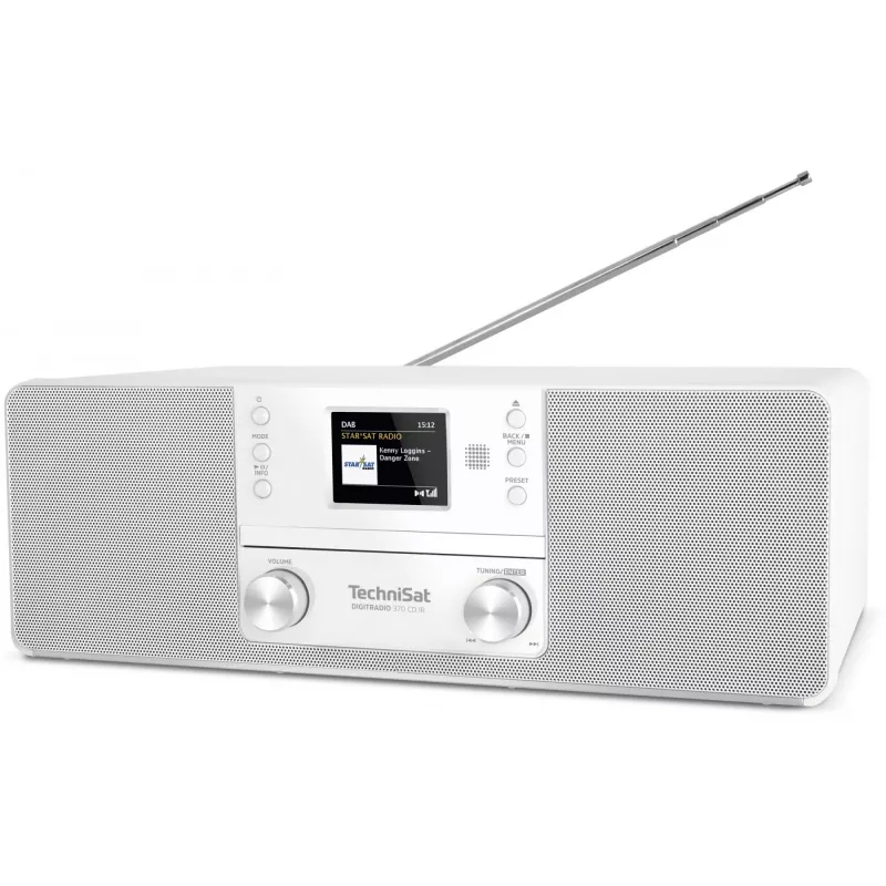 TechniSat DigitRadio 370 CD IR DAB Radio CD / MP3-Player Digital Player Radio Internetradio Bluetooth-Audio-Receiver 10 Watt