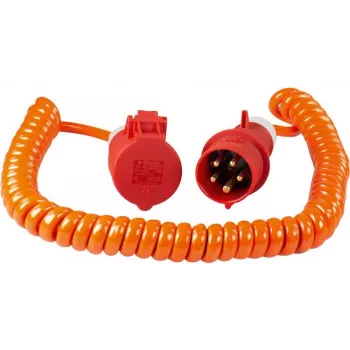 as-Schwabe 70419 Stromkabel Orange 5 m CEE16/5 (70419)
